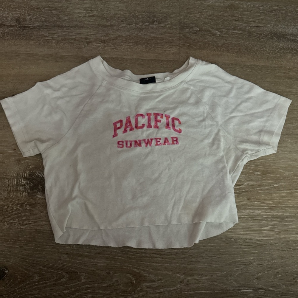 pacsun cropped tee